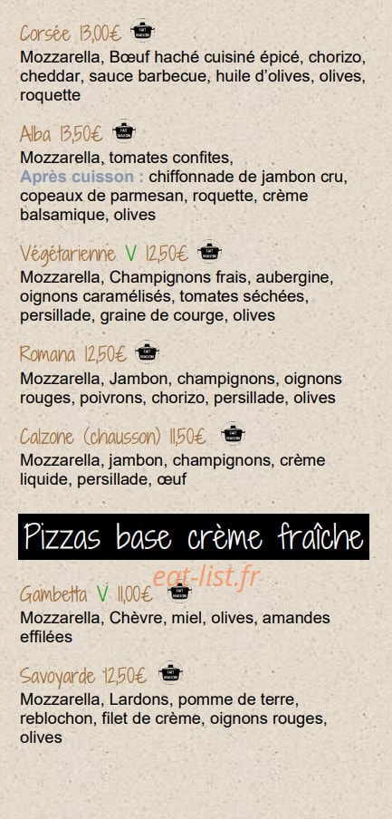 La Favola — carte page 3