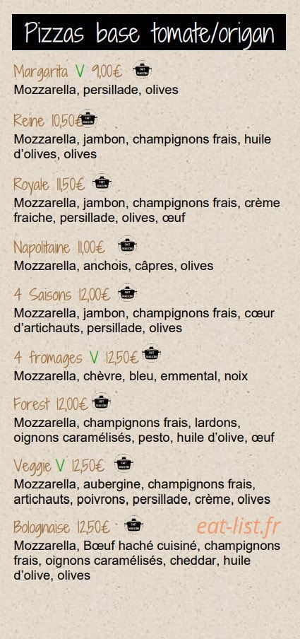 La Favola — carte page 2
