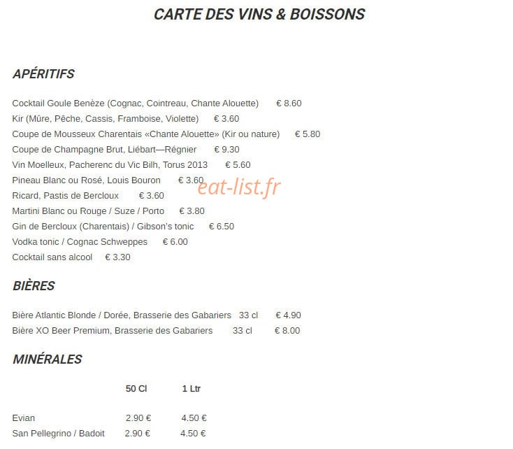 La Goule Benèze — carte page 5