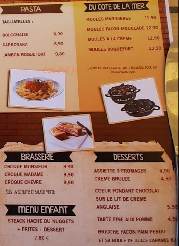 Le Quai Fleuri — carte page 2