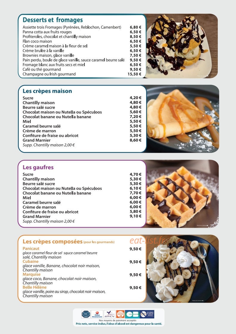 Café de la Paix — carte page 3