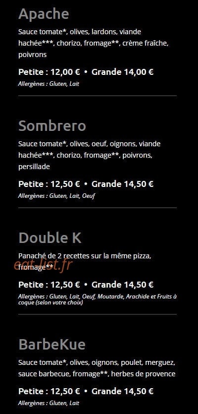 Kpizz — carte page 7