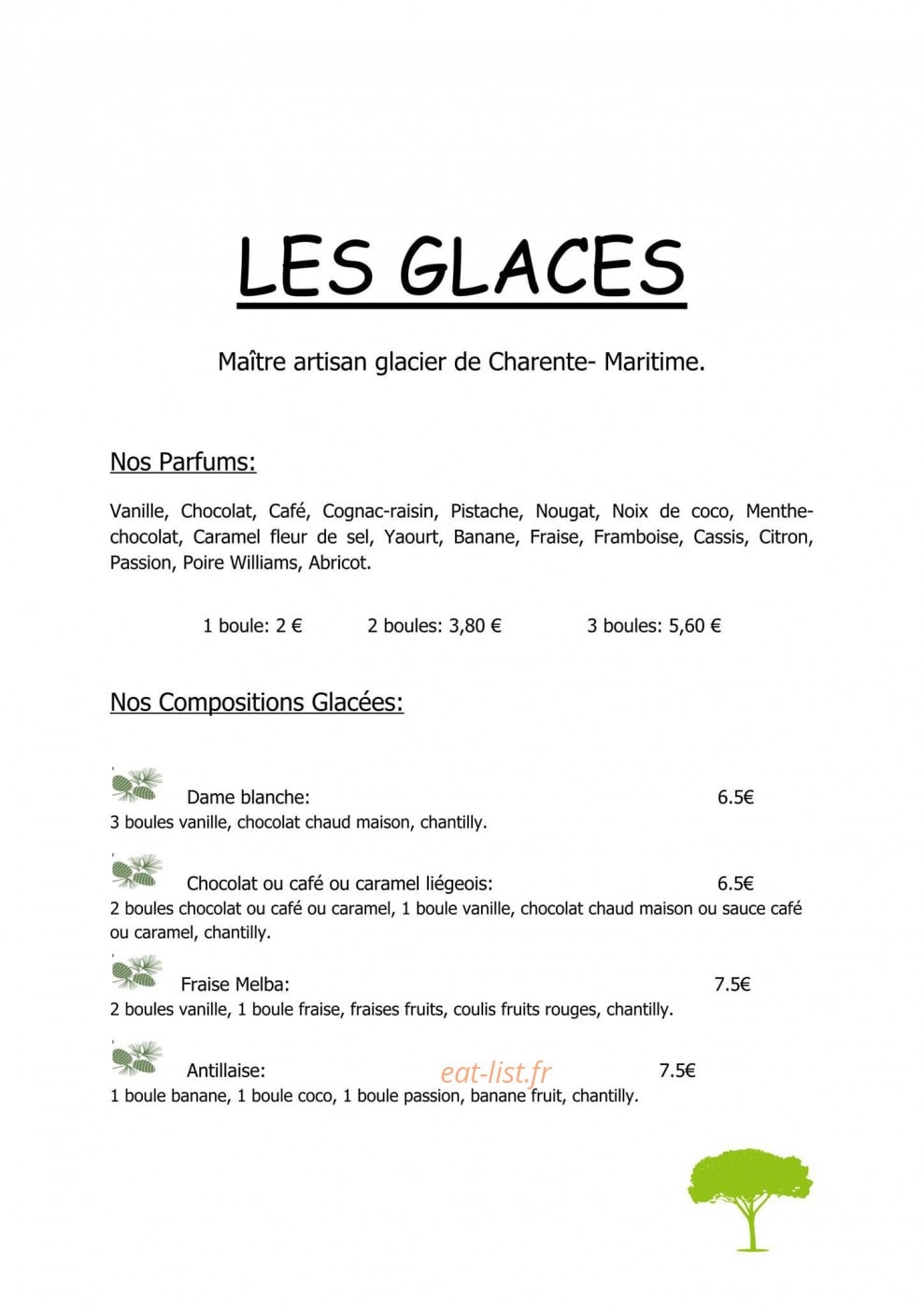 La Corniche — carte page 7