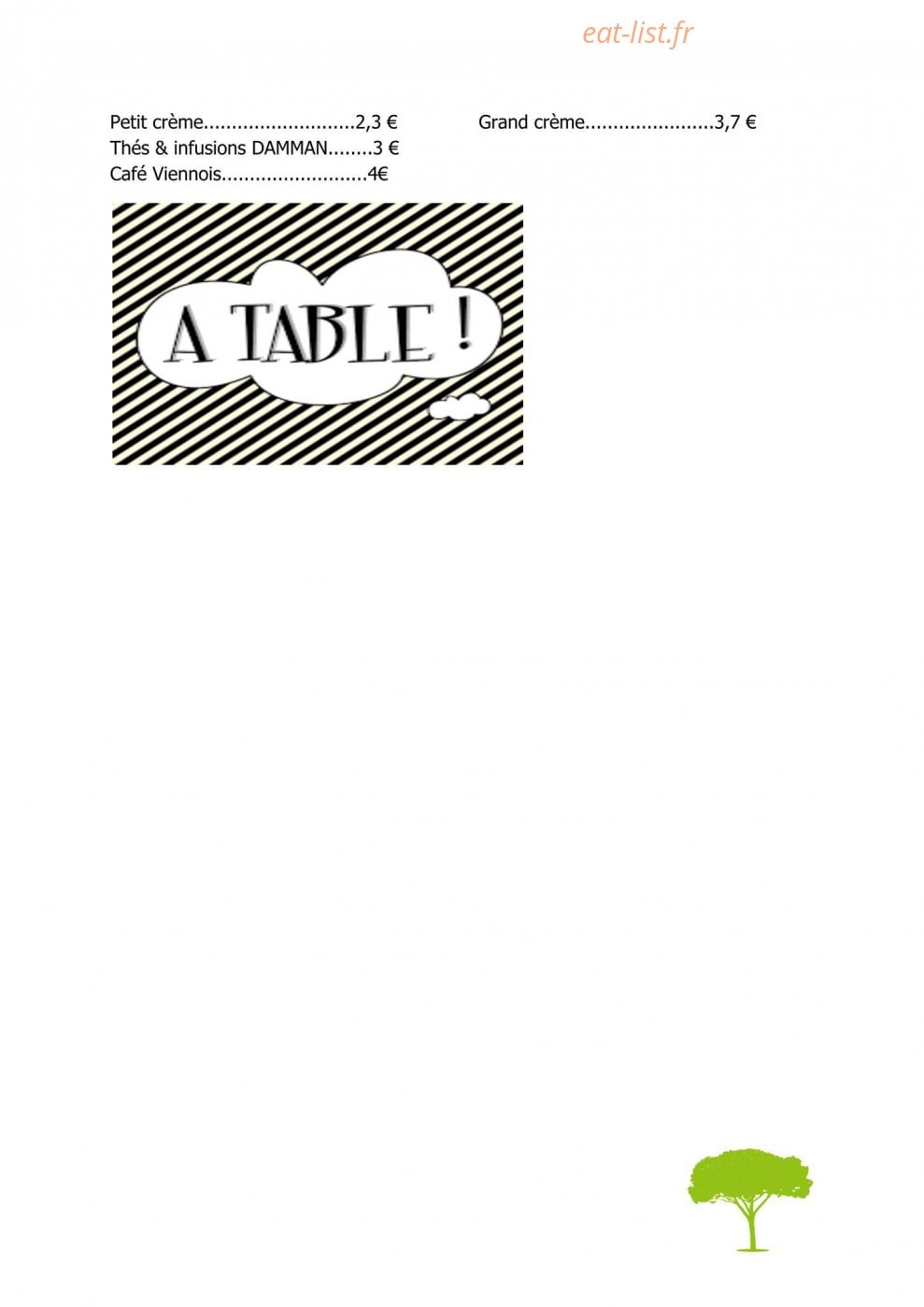 La Corniche — carte page 13