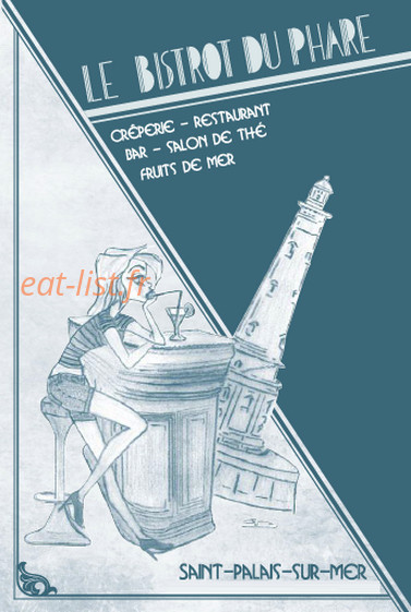 Le bistrot du phare — carte page 1