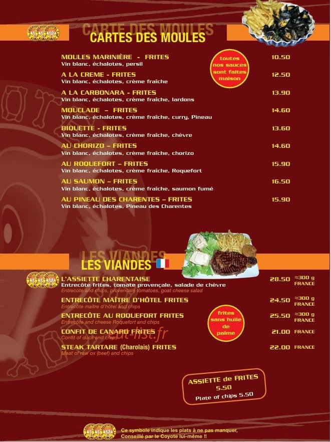 Le Coyote — carte page 3