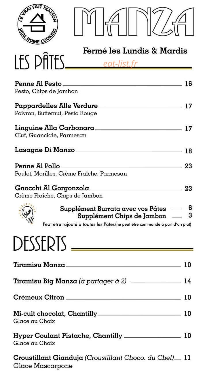 Manza — carte page 2