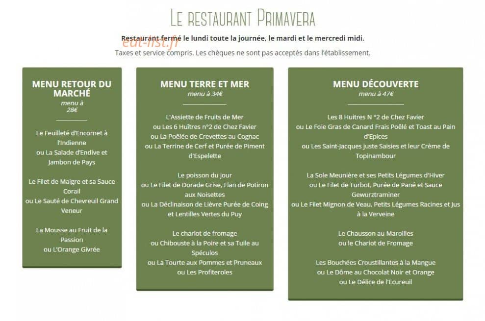 Primavera — carte page 1