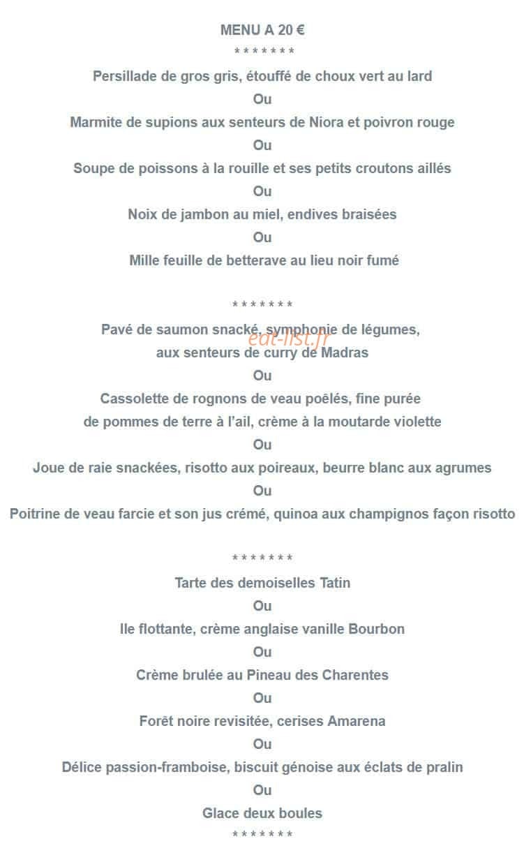 Auberge de l'etain — carte page 5