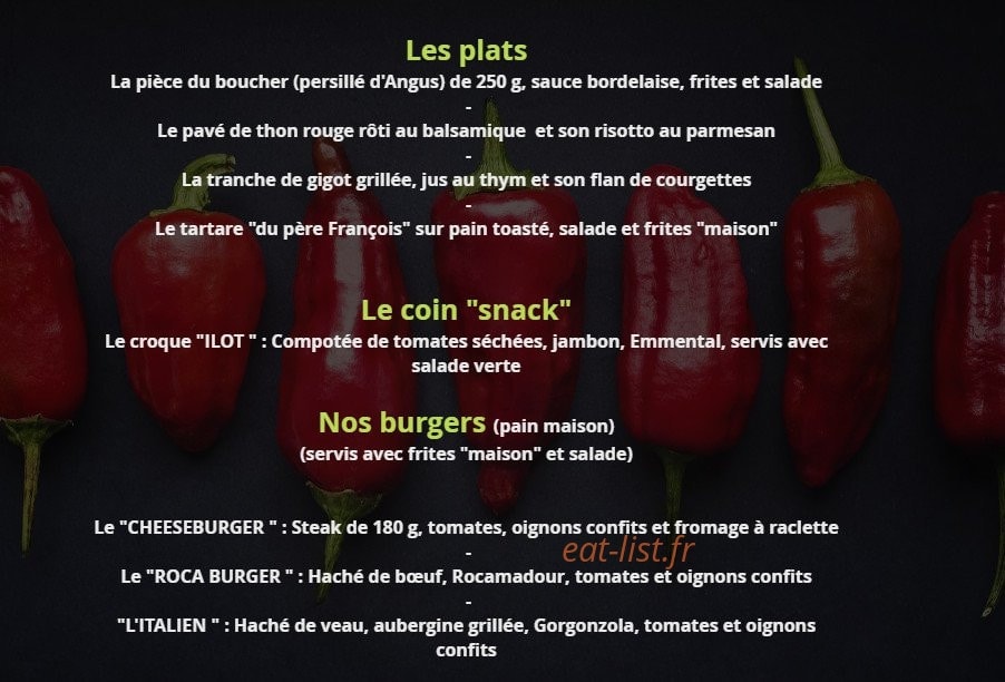 L'ilot des Lys — carte page 2