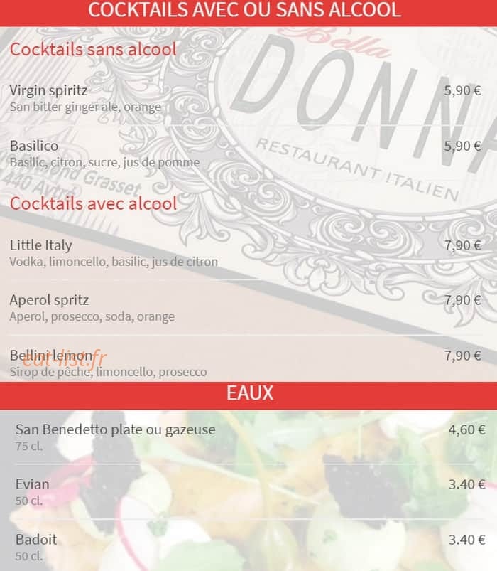 La Bella Donna — carte page 7