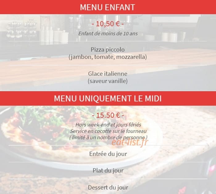 La Bella Donna — carte page 1