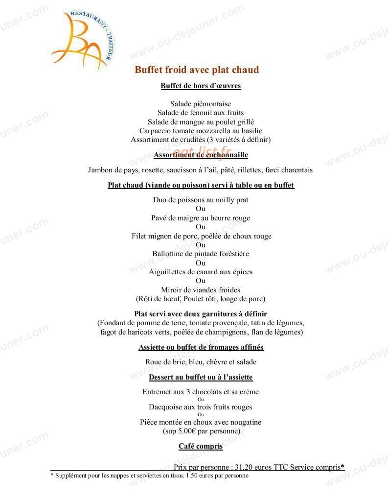 Le Bel'air — carte page 7
