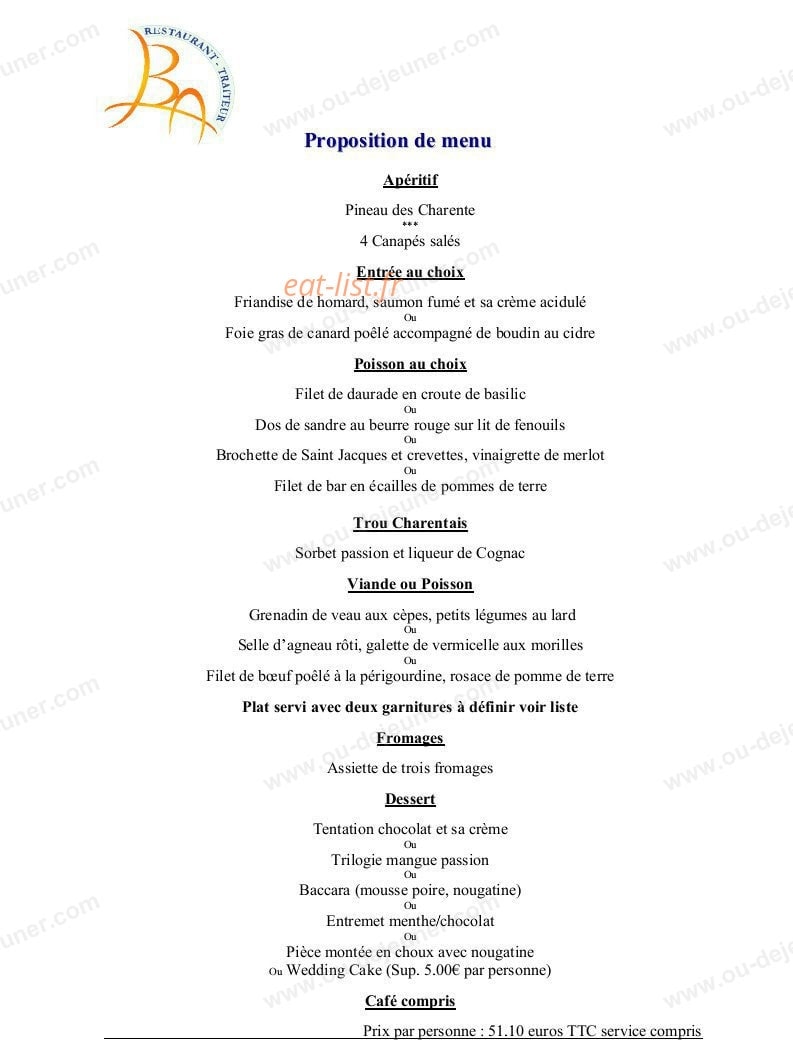 Le Bel'air — carte page 15