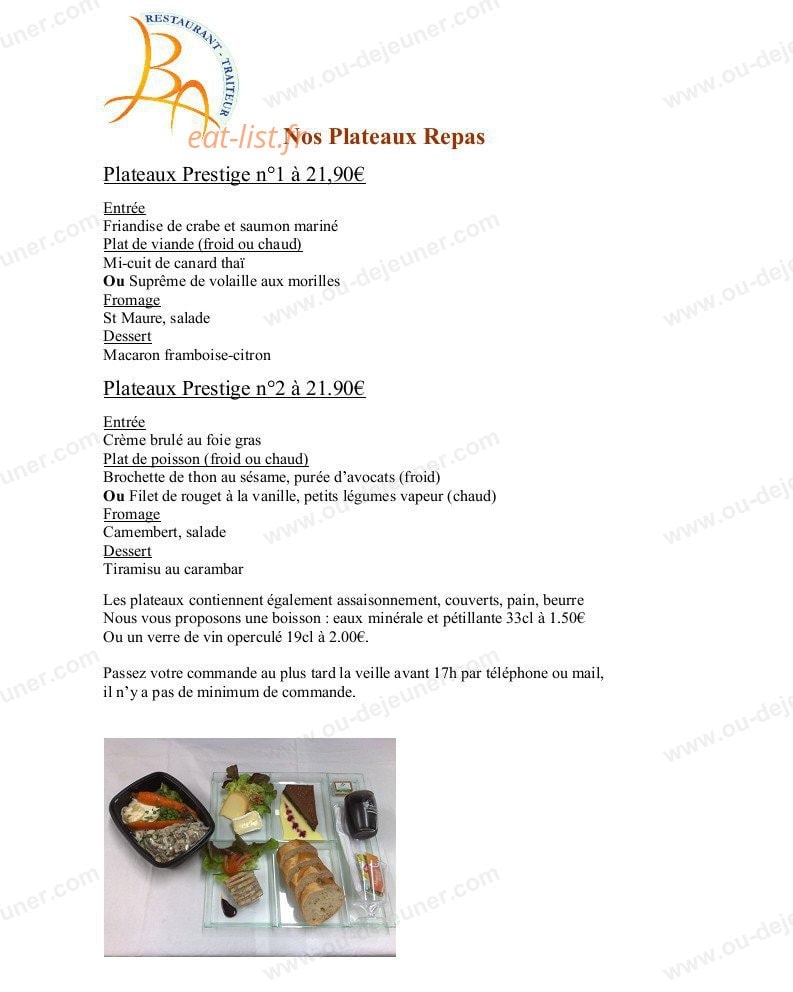 Le Bel'air — carte page 20