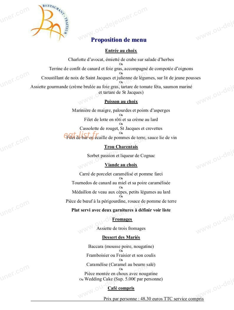 Le Bel'air — carte page 13