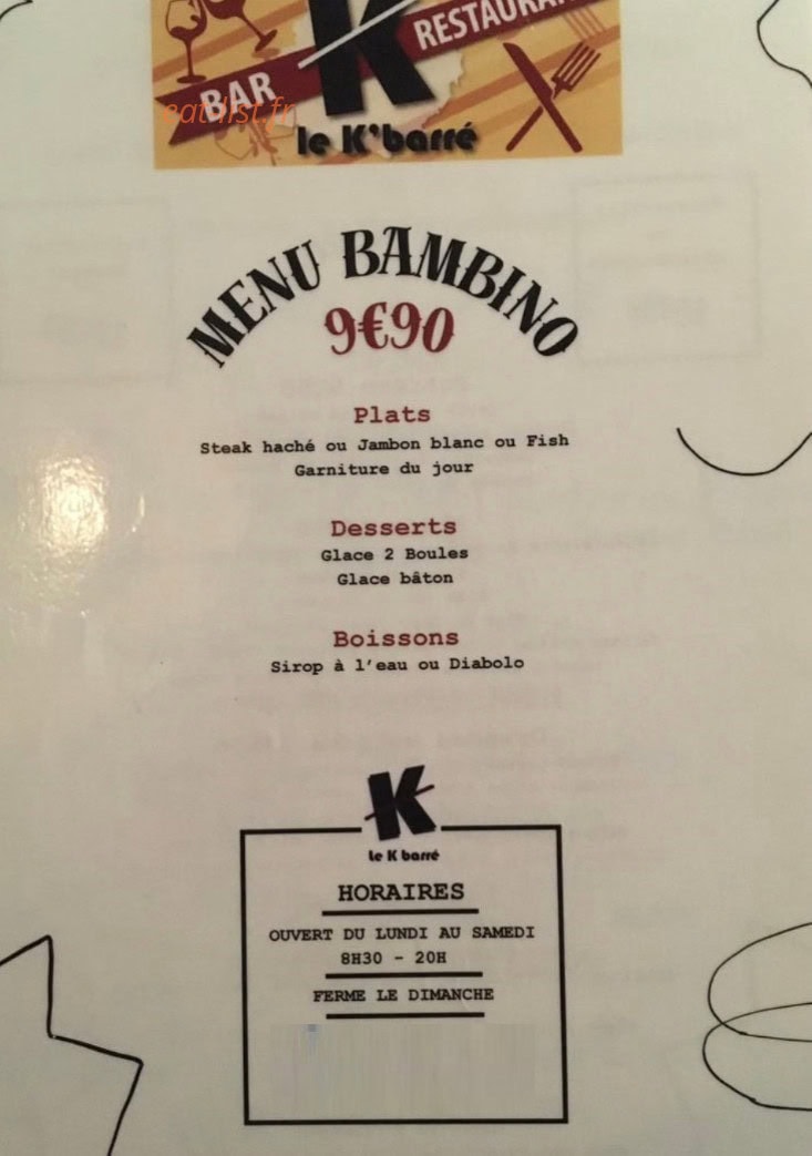 Le K barré — carte page 3