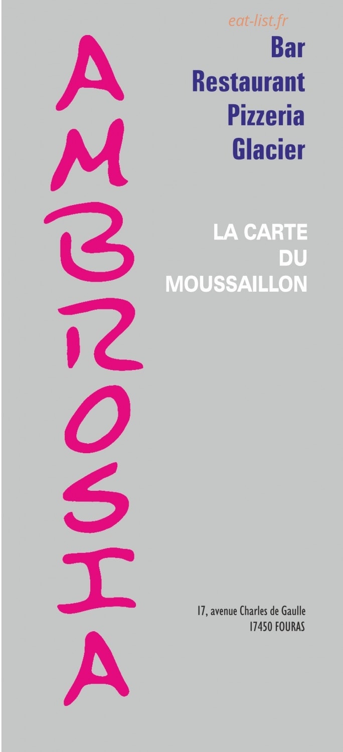 Ambrosia — carte page 23