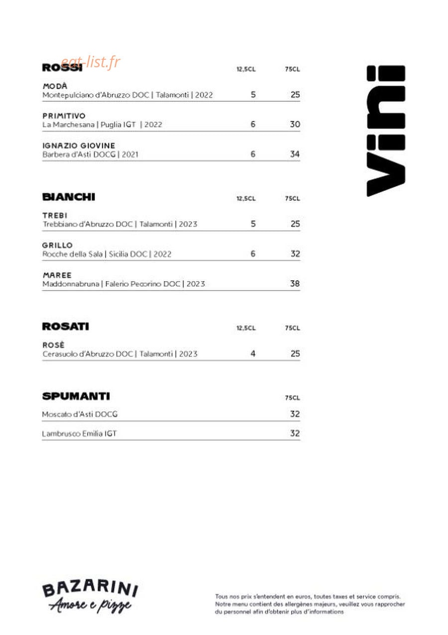 Bazarini — carte page 5