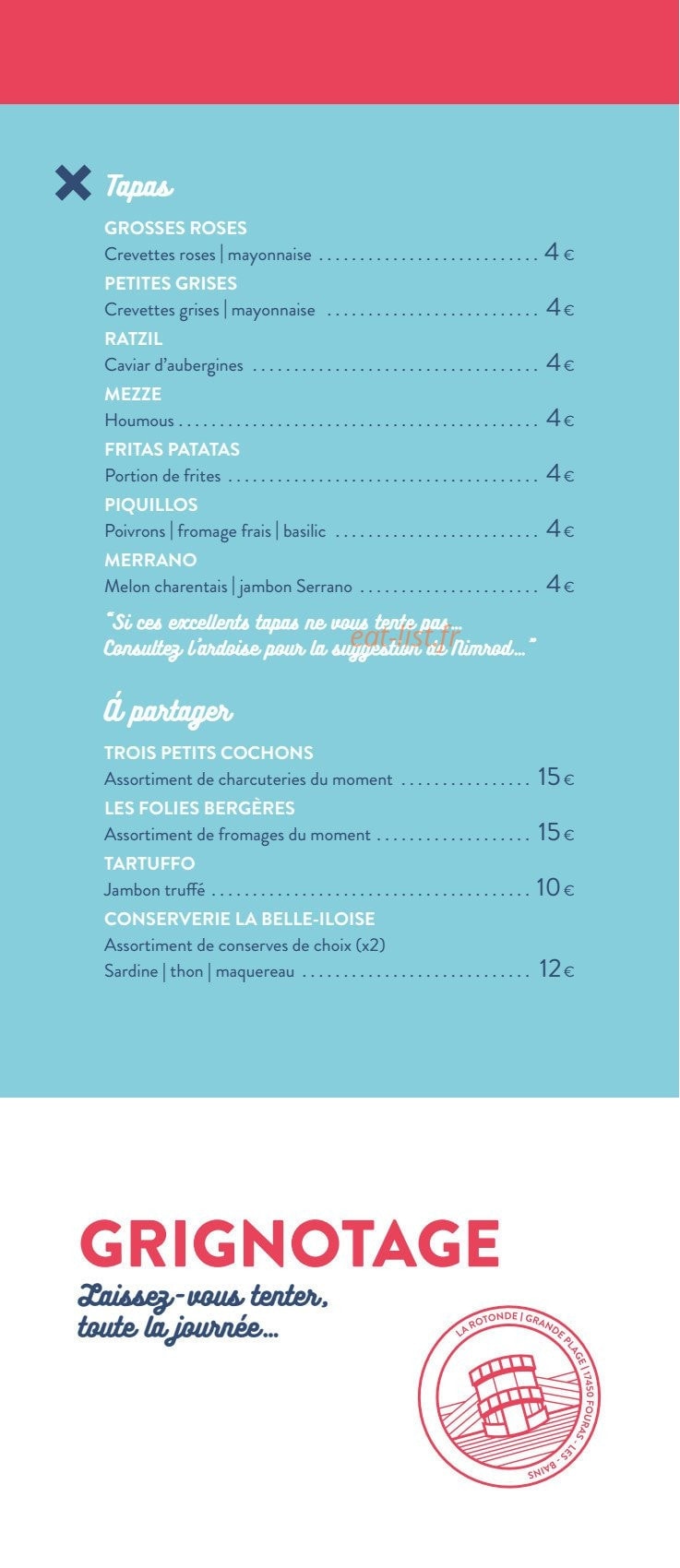 La Rotonde — carte page 5