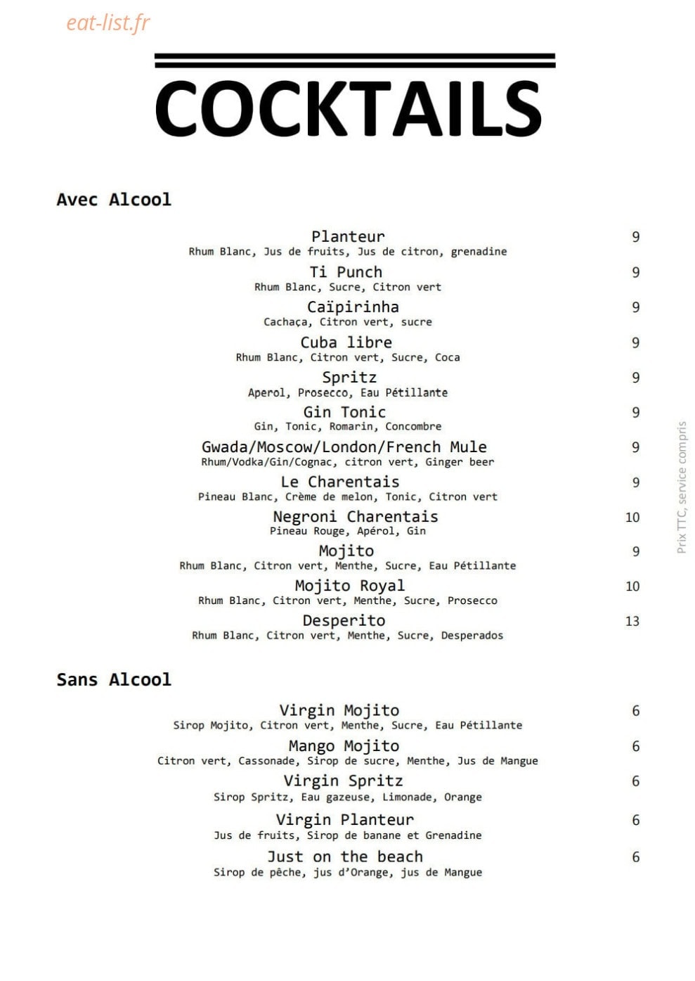 Les Salines — carte page 5