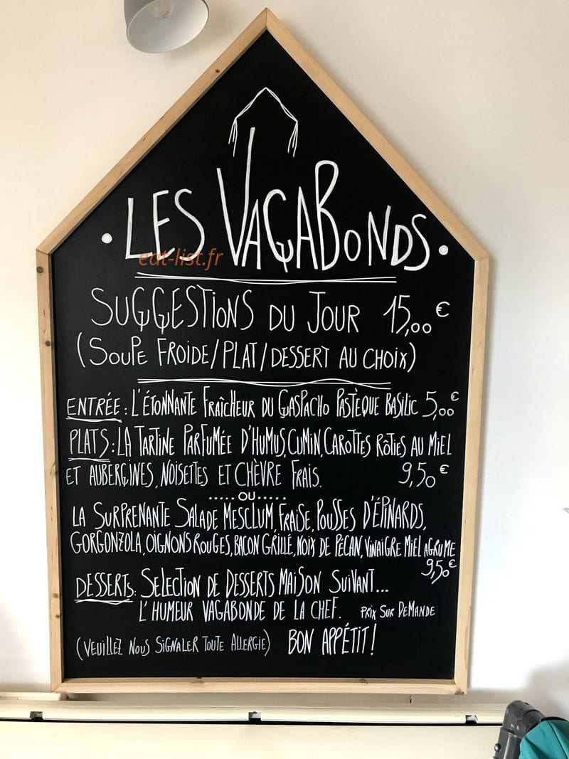 Les Vagabonds — carte page 1