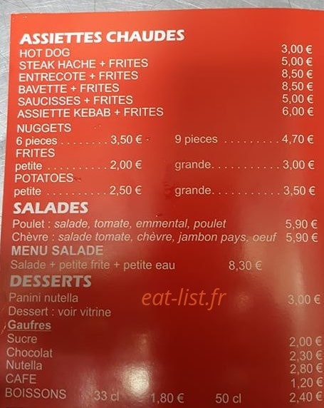 Little Big Burger — carte page 3