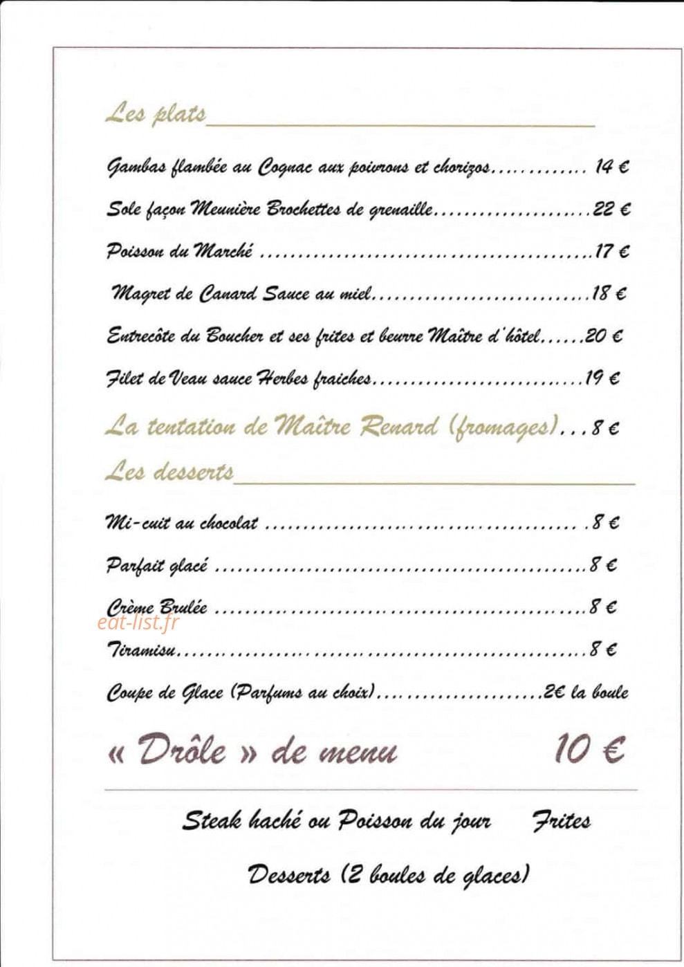 Le vieux logis — carte page 2