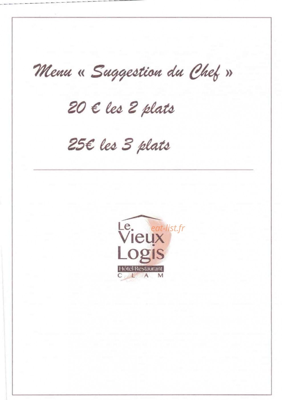 Le vieux logis — carte page 4