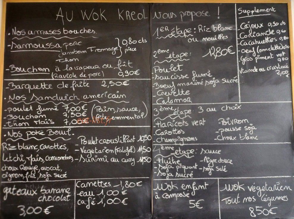 Au-Wok-kreol — carte page 1