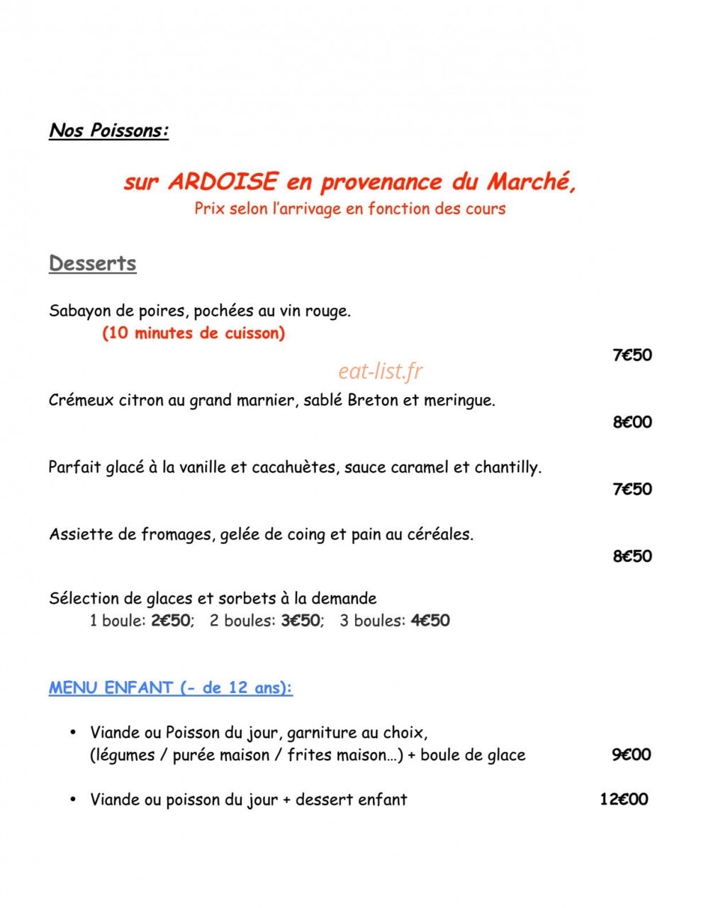 Comptoir du marché — carte page 3