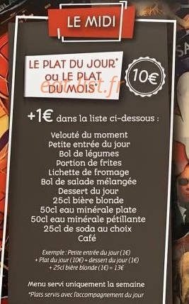 L’Aparté — carte page 1
