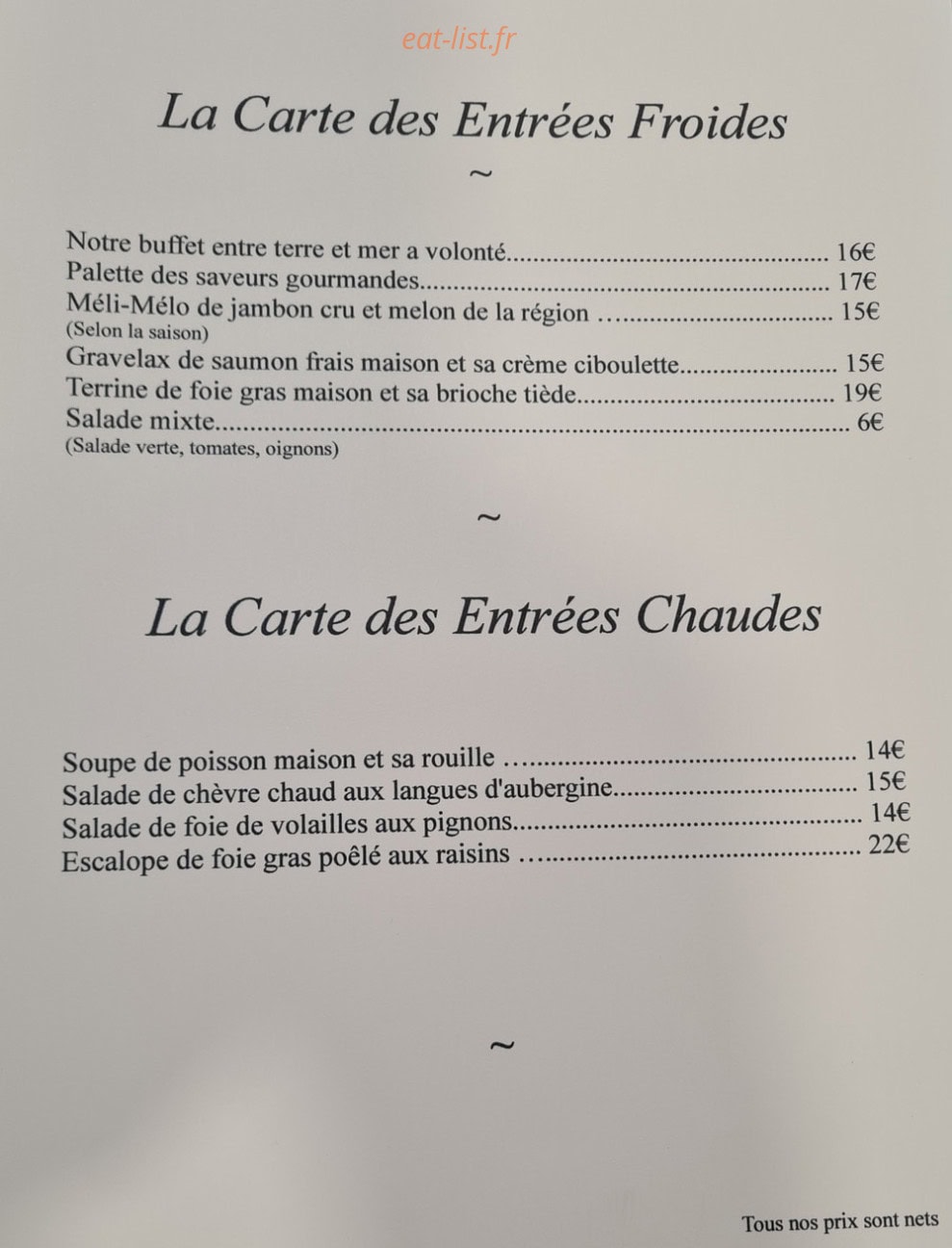 L'étable — carte page 1
