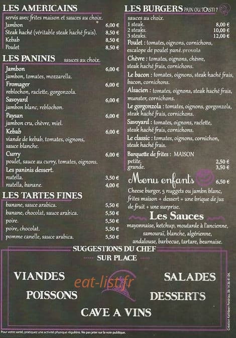 Aroma pizz — carte page 4