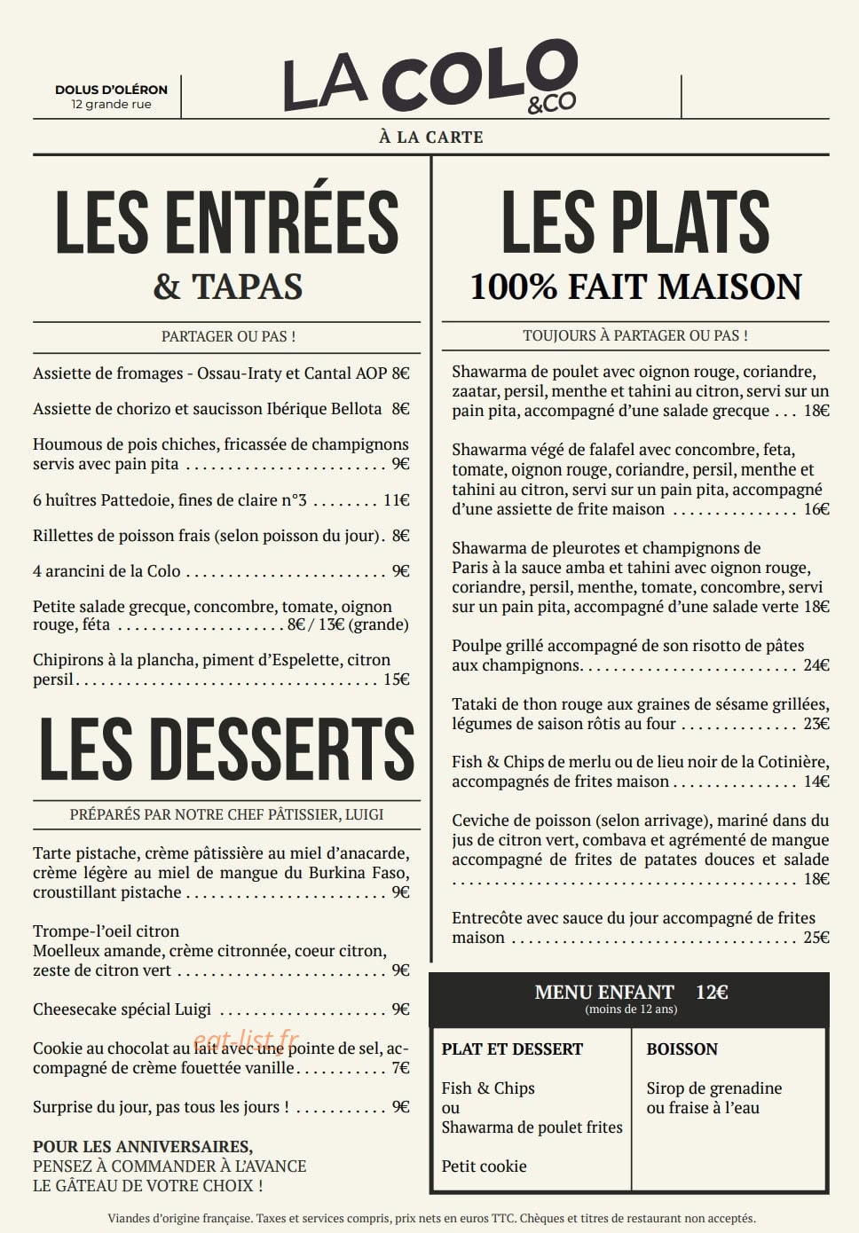 Lacolo — carte page 2
