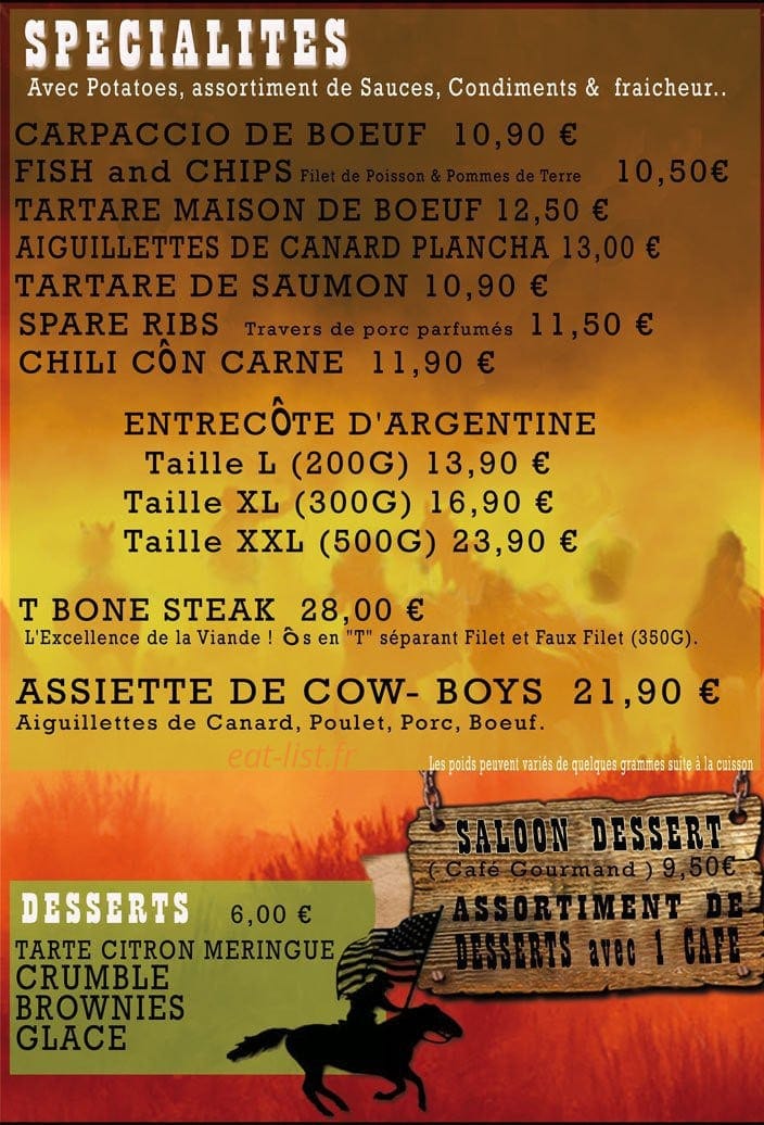 Ô Texas — carte page 2