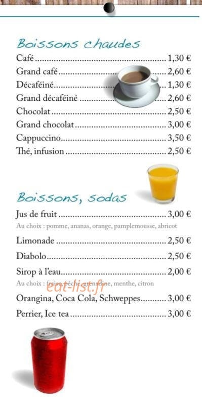 Brasserie du Port — carte page 4