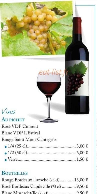 Brasserie du Port — carte page 5