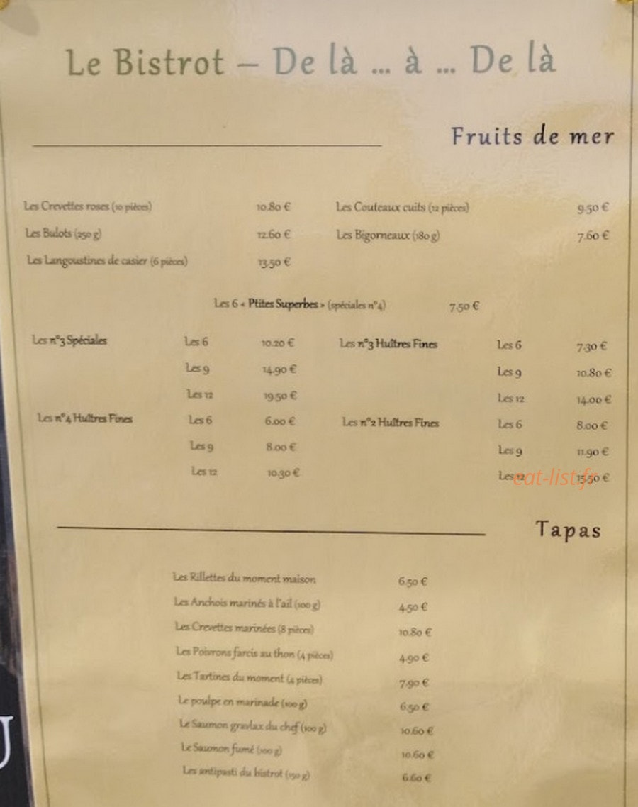 La Cabane du Chapus — carte page 2