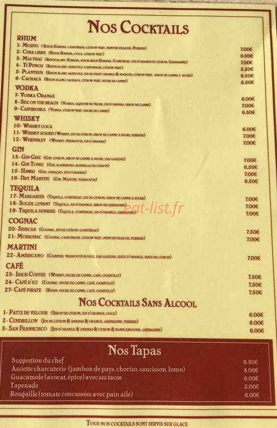 L'Adresse — carte page 4