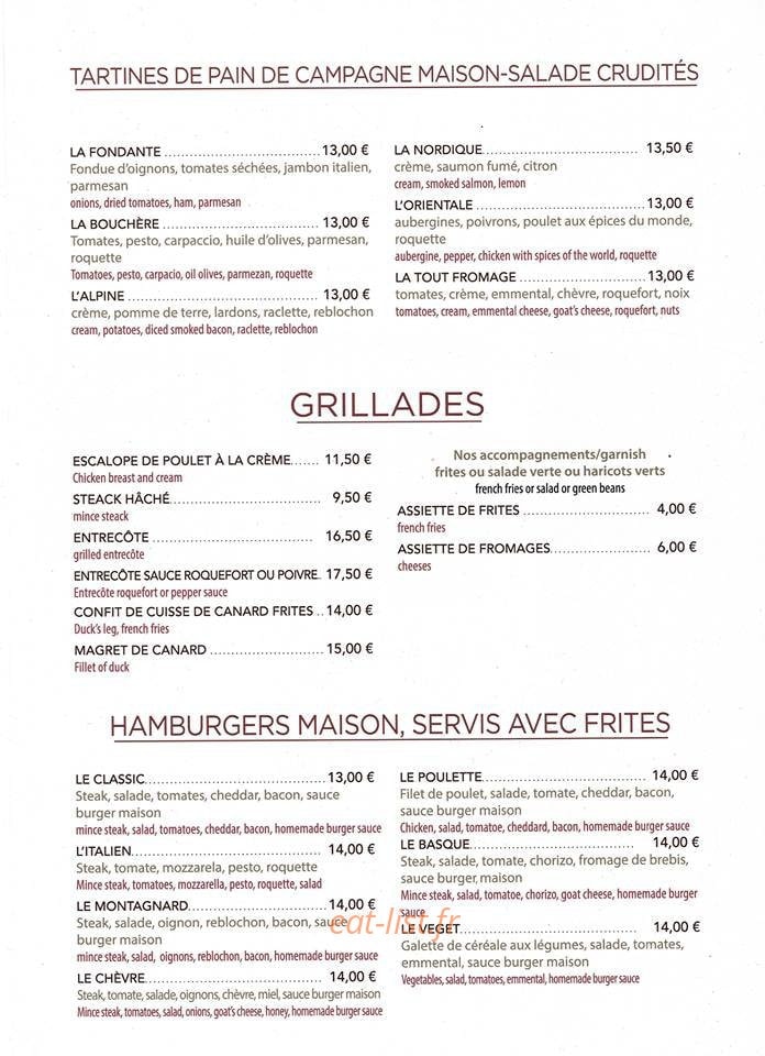 L'Écume — carte page 3