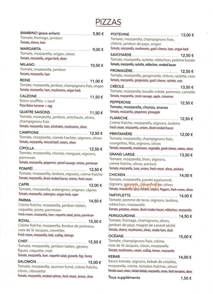 L'Écume — carte page 4
