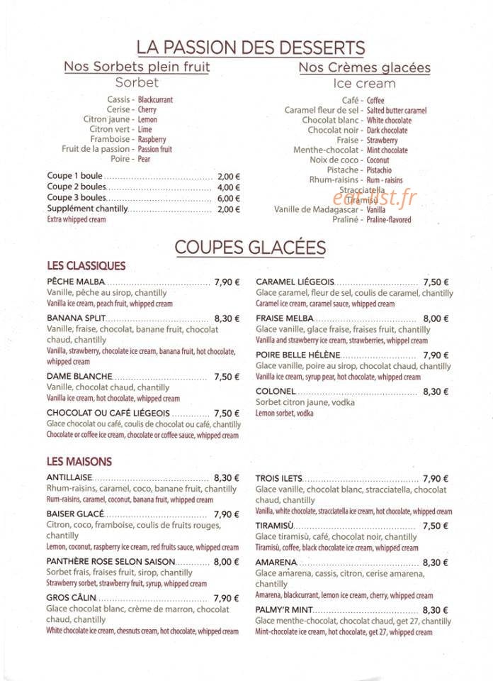 L'Écume — carte page 5
