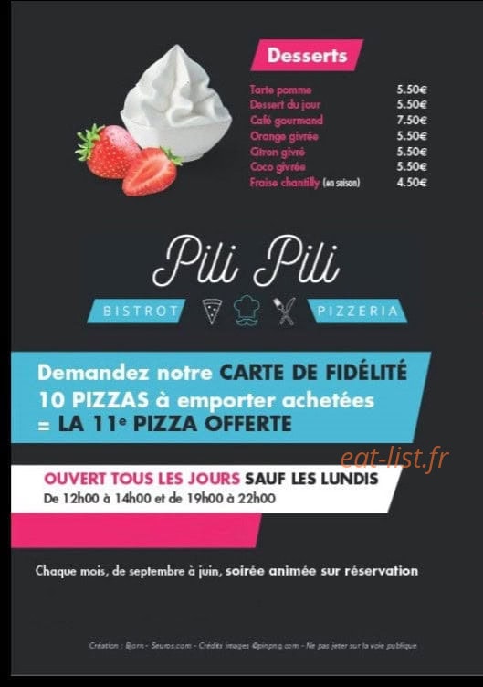 Le Pili-Pili — carte page 4
