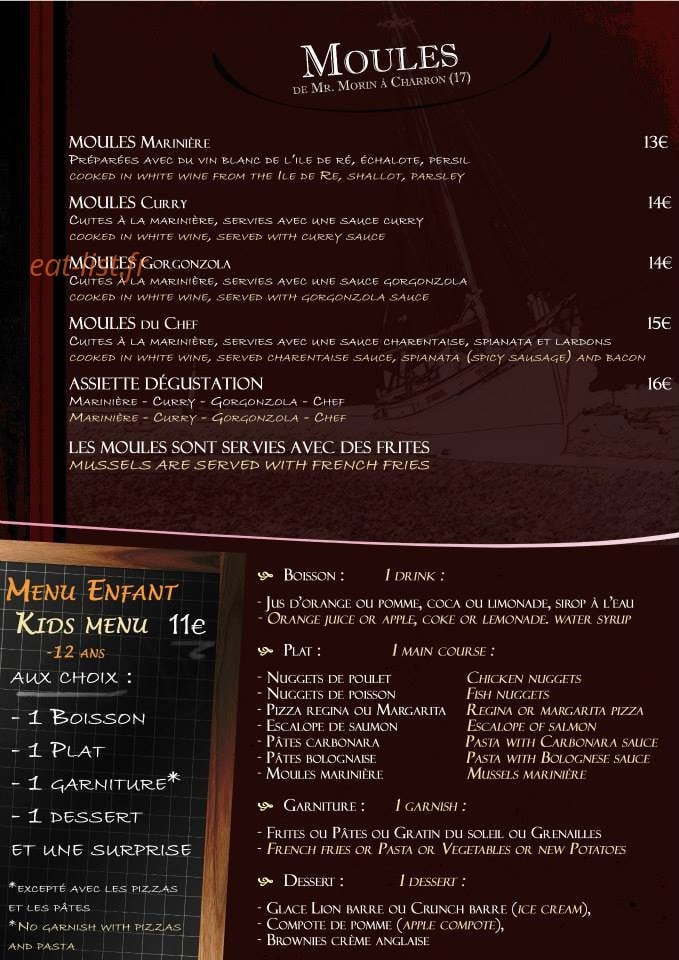 La Grillérade — carte page 3