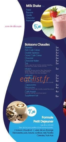 La Grillérade — carte page 8