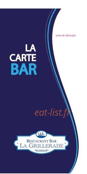 La Grillérade — carte page 7