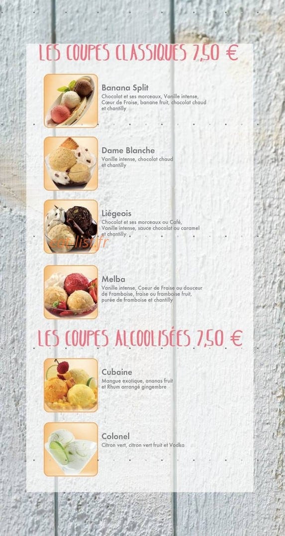 La Grillérade — carte page 13
