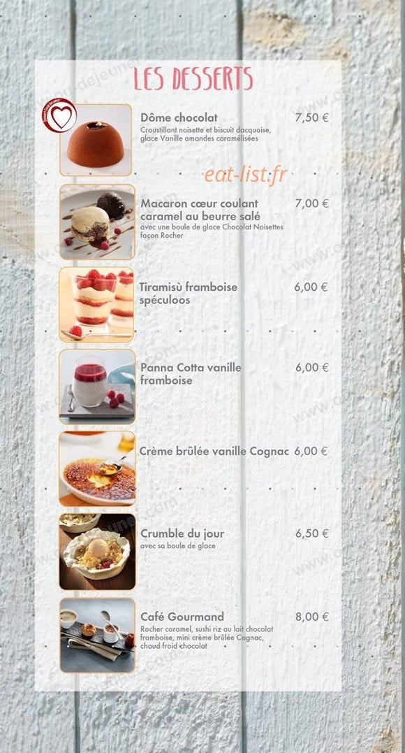 La Grillérade — carte page 16