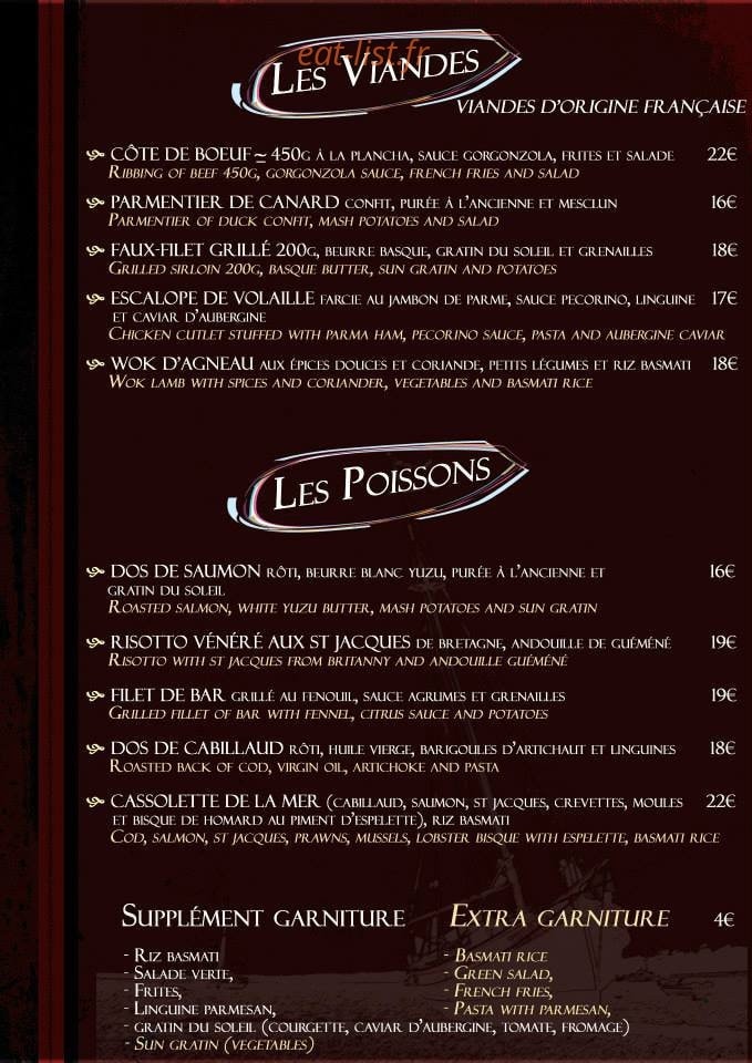 La Grillérade — carte page 4